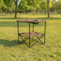 Lightweight Camping Table with Cup Holders Compact Folding Table with Cup Holders Stable Furniture Heavy-Duty for Campers