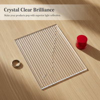 Acrylic Ripple Pattern Photography Prop for Cosmetics and Nail Art