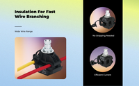 Waterproof outdoor T-Branch Connector