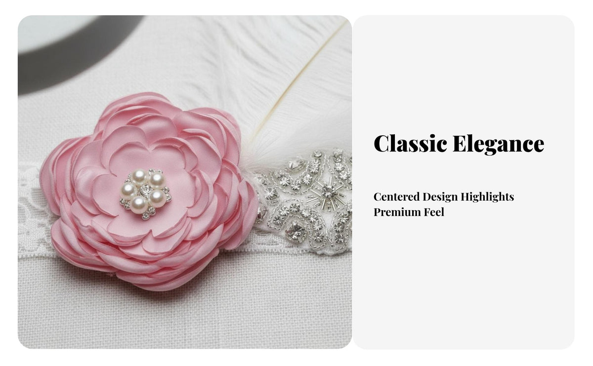 Crystal Tiara Hairband Photo Prop Baby Crown Headband Infant Flower Crown Cute Designs Elastic Princess Headband for Holidays