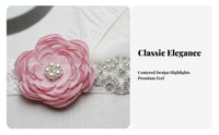 Crystal Tiara Hairband Photo Prop Baby Crown Headband Infant Flower Crown Cute Designs Elastic Princess Headband for Holidays