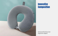 Portable Comfort Foam U-Shaped Neck Pillow, Cervical Support for Travel, Office, Home, Multiple Colors
