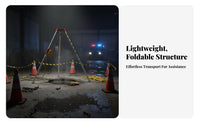 Retrieval Tripod Adjustable Legs Retrieval Tripod with Winch High Stability for Emergency Responders, Utility Workers, Manholes, Tunnels
