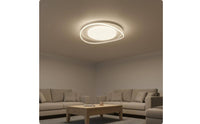 Full Spectrum Smart Flush Mount Light Eye-Friendly Slim LED Ceiling Light Minimalist Smart Ceiling Lamp
