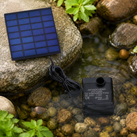 Solar Fountain Pump Kit, 110x110mm Floating Solar Water Fountain for Pond, Garden, Patio, Outdoor Composite