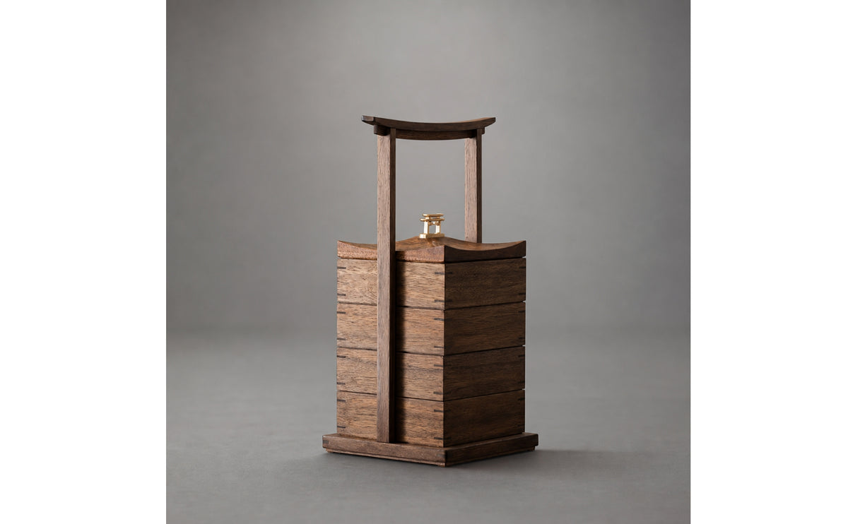 Wooden Storage Box with Handle Wooden Snack Box with Lid Rustic Tea Storage Chest for Hosts