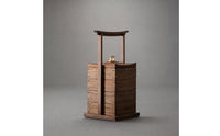 Wooden Storage Box with Handle Wooden Snack Box with Lid Rustic Tea Storage Chest for Hosts