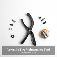 Protects Rims and Tubes Bike Tire Installation Tool Rim-Friendly Two-Wheeler Tire Pliers Twofold Functionality for DIY Cyclists, Workshop