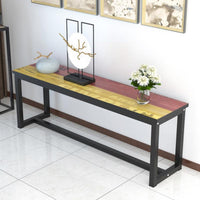 Multi-Functional Low Backless Bench Versatile Use Rectangular Frame Bench Space-Saving Design Changing Stool Stable Structure for Business Owners, Apartment Dwellers, Shopping Mall, Retail Shop, Rest Area, Entryway
