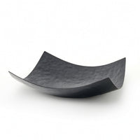 Hammered Tray Handcrafted Aluminum Tray Elegant Decorative Bowl for Living Room