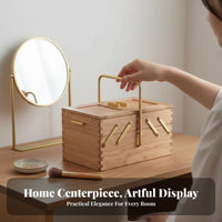 Multi-Compartment Case Large Capacity Household Storage Secure Closure for Women