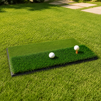 60x30cm Sport Swing Practice Mat, Rubber Base Driving Range Mat, Chipping Practice Mat for Home Simulator, Indoor Outdoor Training Aid