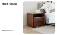 Modern Design 3-Drawer Nightstand Sturdy Frame 3-Drawer Storage Cabinet Multi-Functional Bedside Table Integrated Handles for Homeowners, Parents, Students, Office, Living Room, Hallway, Closet