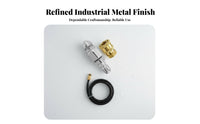 2 Pieces 1/4 Inch Quick Connect Jetting Nozzle 5000 PSI Rated Sewer Cleaner Nozzle Heavy Duty Stainless Steel Pressure Washer Drain Cleaner Attachment