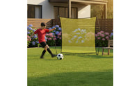 Soccer Rebounder Net Easy Setup Soccer Pitchback Net Steel Frame Sports Gear for Beginners
