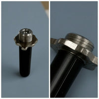 Compact Threaded Adapter with Flange Straight Mic Clip Adapter Lightweight Audio Accessory Sturdy for Studios