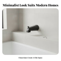 Tub Spout with Diverter Zinc Alloy Bathroom Fixture Metal Construction