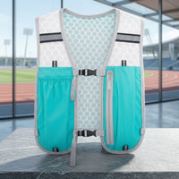 Lightweight Vest Pack Breathable Running Vest Reflective Backpack with Chest Straps Slim for Cyclists