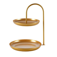 Two-Tier Fruit Stand Versatile Fruit Tray Stand Modern for Living Room