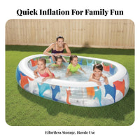 Children's Aquatic Activity Pool Canopy Option Inflatable Pool Multi-Use Inflatable Ball for Young Children, Outdoor