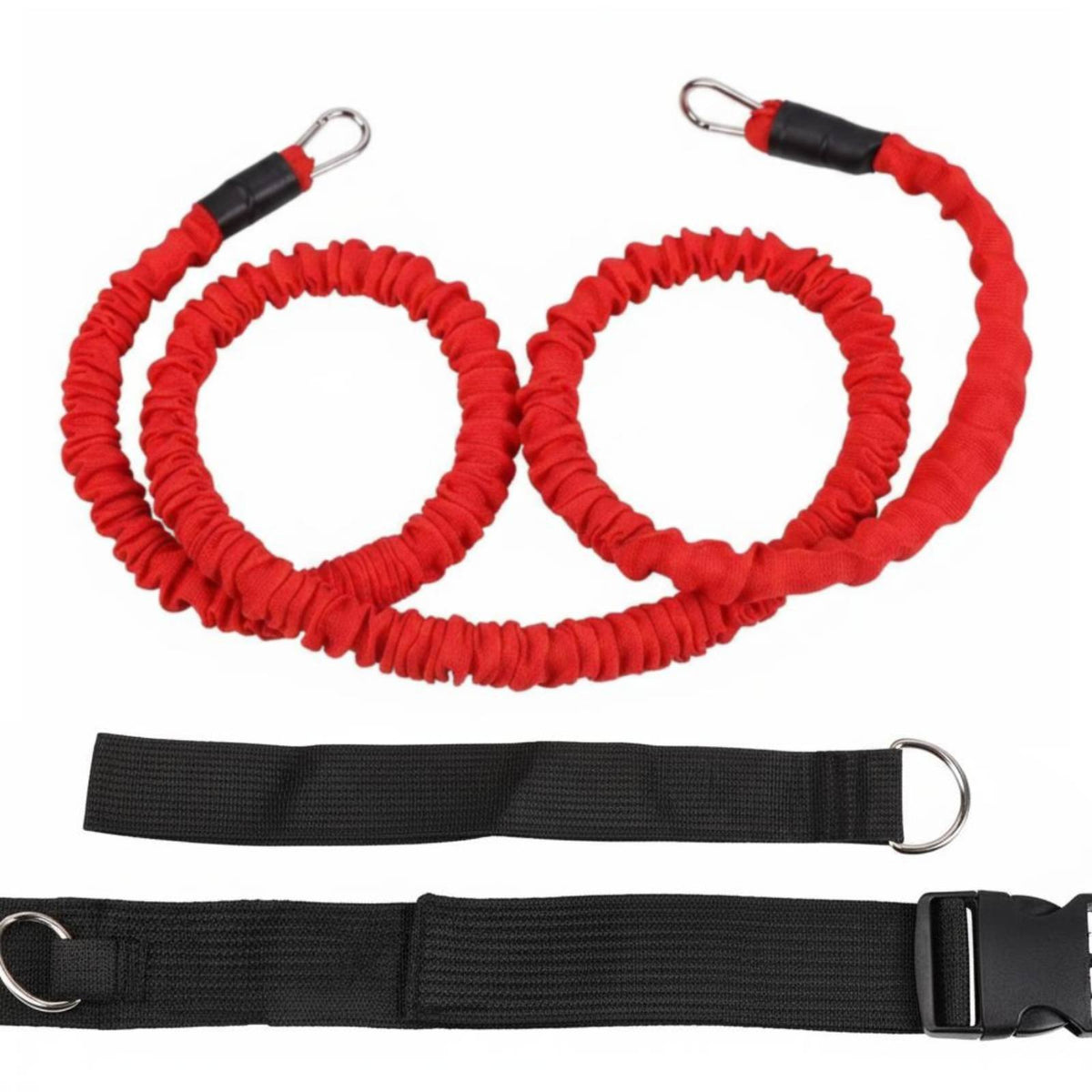 Athletic Resistance Rope Adjustable Waist Belt Bungee Resistance Cord Fitness Equipment for Gym