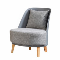 Upholstered Contoured Seat Comfortable Seating Accent Chair High-Density Foam Padding Versatile Placement for Bedroom
