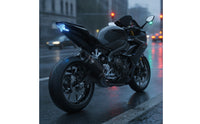 51mm Motorcycle Exhaust Muffler Performance Slip-on Muffler Heat-Resistant Motorcycle Exhaust with Mounting Hardware Rustproof for Motorcyclists, Custom Build