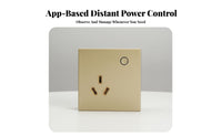 Type 86 Timed Control Function Connected Recept Alternating Current Le Outlet No Hub Required Wall for Homeowners, Tech Enthusiasts, Bedroom