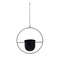 Iron Hanging Planter Detachable Hook Metal Hanging Pot Wall Mounted Iron Planter Nordic-Style Plant Holder Minimalist