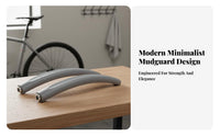 Retractable Bike Mudguard Universal Fit Mountain Bike Mudguards Cycle Mudguard Set Weather-Resistant Protection