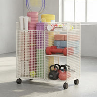 Home Gym Storage Storage Unit Open Frame Exercise Equipment Organizer Tall