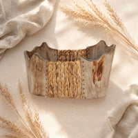 Woven Basket Handwoven Organizer Basket Woven Decor Decoration