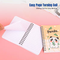 Cute Cartoon Notebook, A6 Spiral Loose-Leaf, Student Pocket Notebook, Creature Design, Stationery Gift