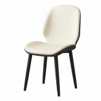 Upholstered Shell Chair Nordic Aesthetic Household Furniture Gold-Tipped Legs