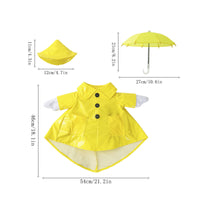 Weather Resistant Raincoat Goose Costume Festival Party Holiday Goose Outfit Summer Design Yard Decor Sunglasses Design for Outdoor