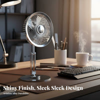 Foldable Desk Fan Easy Storage Portable Use for Dorm Rooms