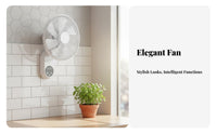 Wireless Control Wall Fan Quiet Performance Wall-Mounted Fan Air Circulator Easy Installation Home Appliance 3 Wind Modes