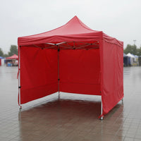 Transparent Quick-Setup Tent Sidewall Foldable Portable Canopy Sidewall Custom Print Canopy Privacy Screen Sunshade for Market Stall, Disaster Relief, Advertising Booth