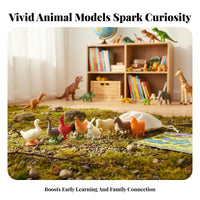 50 Pieces Great Birthday Gift Dinosaur Toy Set Realistic Design Dinosaur Figures Playset Ignite S Creativity for Preschool, Parties