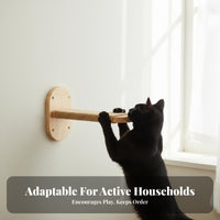 mounting surfaceMounted feline Climbing Rope Suction holder Mount 4-Step feline Stairway Built-in shreding Surface Pet Furniture for Apartment Dwellers, Indoor, Indoors