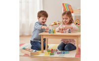 Educational Wooden Toy with Slotted Board Learning Wooden Board Game Interactive Matching Game Preschool for Preschoolers, Toddlers, Kids, Classroom, Travel