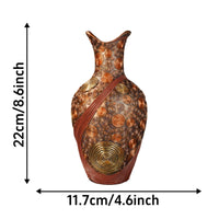 Sculptural Vase Raised Texture Home Decor Flared Neck for Flower Display