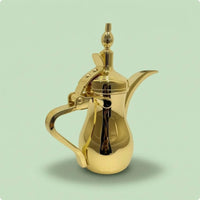 Long Spout Arabic Coffee Pot Mirror Finish Stainless Steel Coffee Pot Polished Cookware Decorative Finial