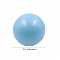 Thickened Wall Pelvic Floor Exercise Ball Pressure Resistant Round Pilates Ball Glossy Finish Polished Surface