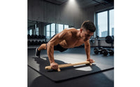 Floor Standing Pushfloor Standing Support Angled Legs Wooden Parallettes Supports Smooth Exercise Gear