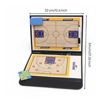 Foldable Design Soccer Board Portable Soccer Coaching Board Complete Set for Coaches, Team Captains, Game Day, Sideline