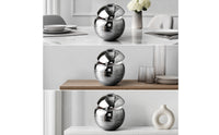 7 Pieces Globe Dinnerware Set Contemporary Stainless Steel Tableware Minimalist for Dining Room