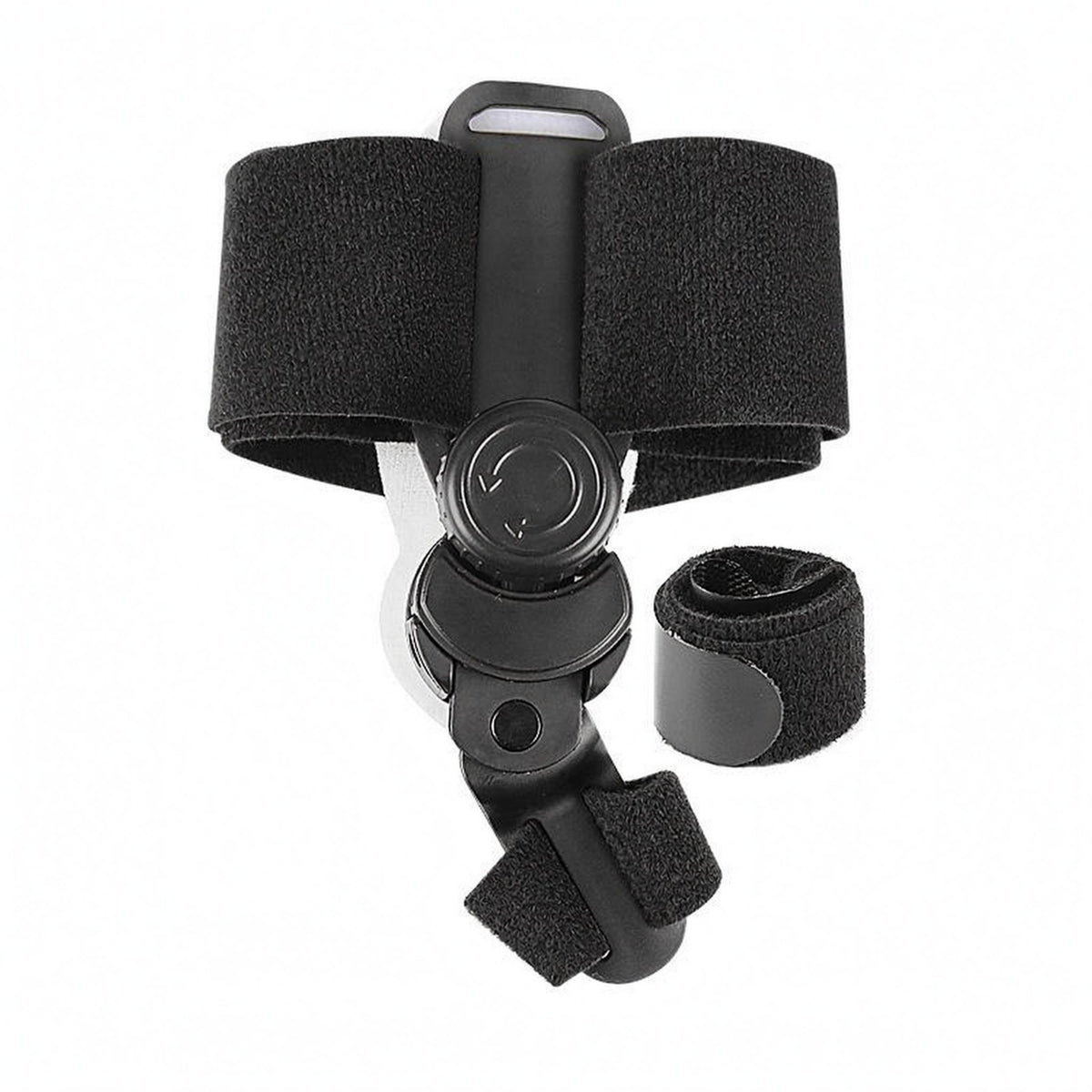 Rotating Knob Hallux Valgus Brace Hook-and-Loop Straps Bunion Corrector Brace Rigid Plastic Support Bunion Corrector Padded Contact Area
