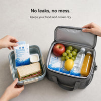 Disposable Self-Sealing Ice Pack for Food Delivery and Refrigeration