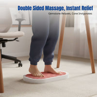 Soft Silicone Foot Acupressure Mat, Double-Sided Massage Pad, Anti-Slip, For Fitness, Running, Home